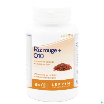 Lepivits coenzyme q10 + lev. riz rouge pot caps 60