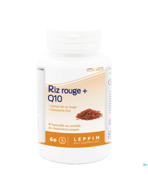 Lepivits coenzyme q10 + lev. riz rouge pot caps 60