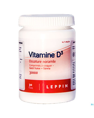 Lepivits vitamine d3    pot comp a croquer  30