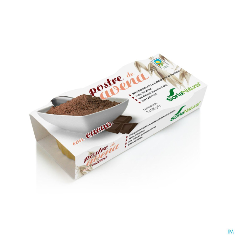 Soria dessert avoine et chocolat    2x100g