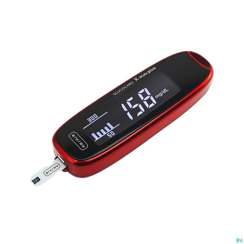Glucocard x-mini plus glucose monitoring kit red