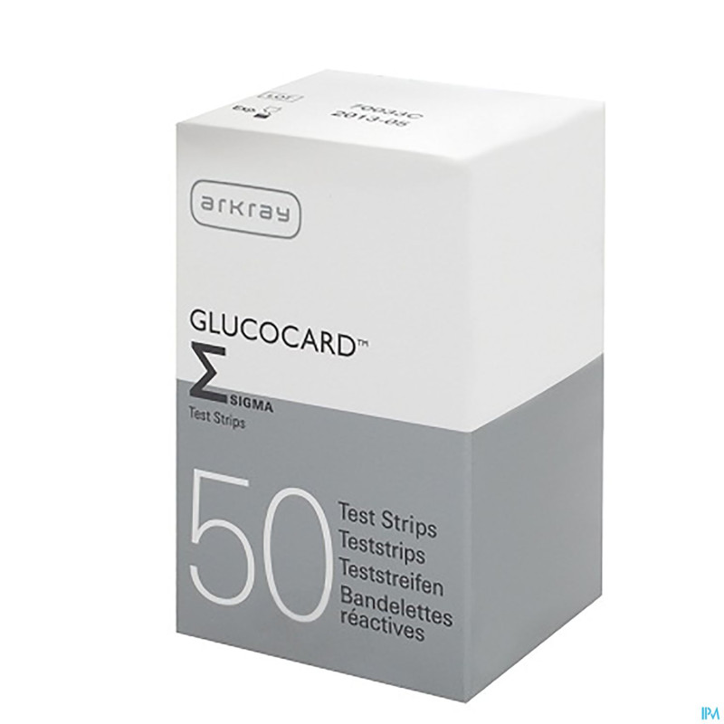 Glucocard sigma teststrips    50