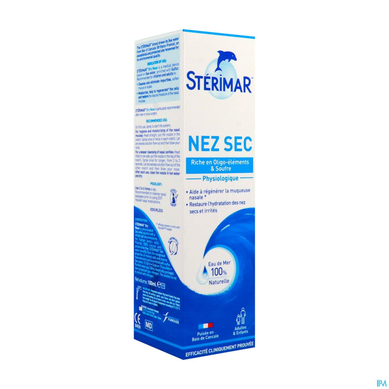 Sterimar soufre physiologique spray nasal    100ml