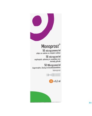 Monoprost 0,005% collyre 30 x 0,2 ml
