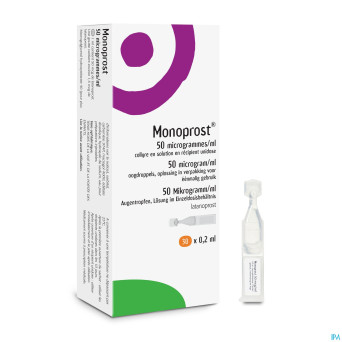 Monoprost 0,005% collyre 30 x 0,2 ml