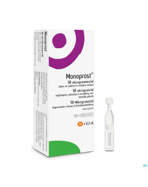 Monoprost 0,005% collyre 30 x 0,2 ml