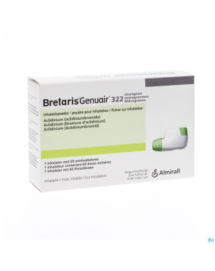 Bretaris genuair 322mcg poudre inhal 1x60 doses