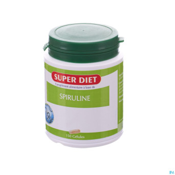 Super diet spiruline    gelul 150