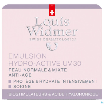 Widmer jour emulsion hydro-active uv30 parf 50ml