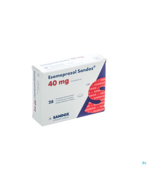 Esomeprazole sandoz 40mg comp gastro res 28