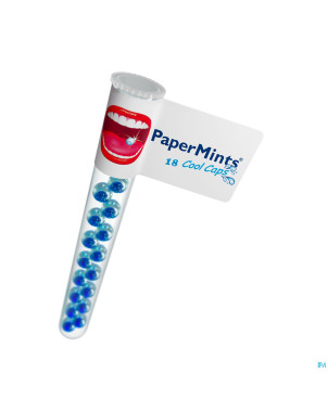 Papermints coolcaps mint perles tube 18