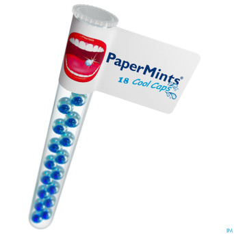 Papermints coolcaps mint perles tube 18