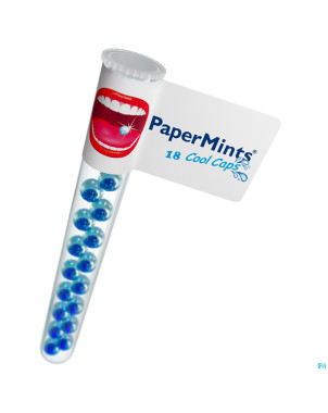 Papermints coolcaps mint perles tube 18