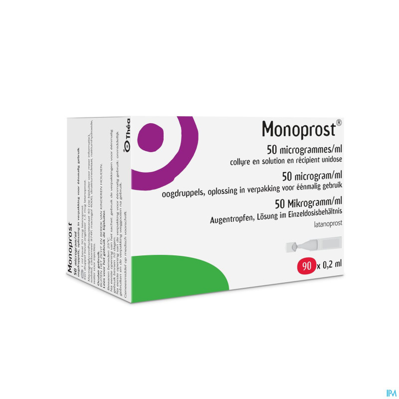 Monoprost 0,005% collyre 90 x 0,2 ml