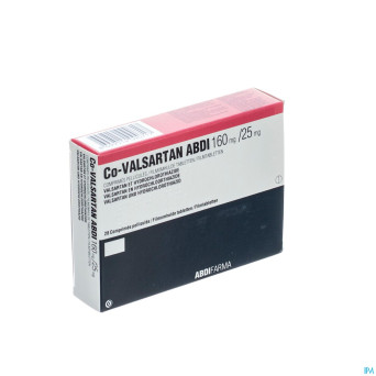 Co valsartan abdi 160 mg/25,0 mg comp pell 28