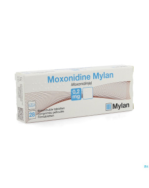 Moxonidine viatris 0,2mg comp pell  28