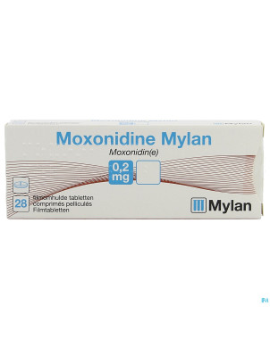 Moxonidine viatris 0,2mg comp pell  28