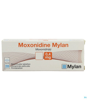 Moxonidine viatris 0,4mg comp pell  28