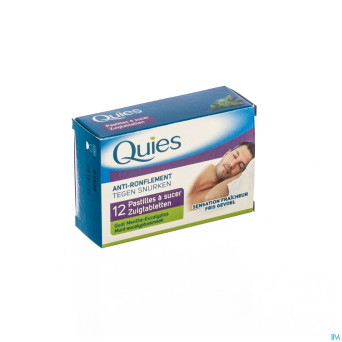 Quies a/ronflement menthe-eucalyp. past a sucer 12