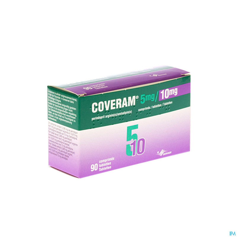 Coveram  5mg/10mg pi pharma comp 90 pip