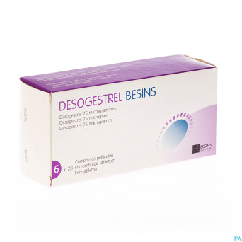 Desogestrel comp pell 168 x 75 mcg
