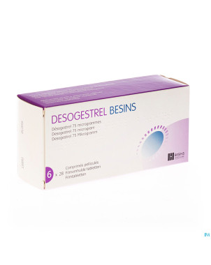 Desogestrel comp pell 168 x 75 mcg
