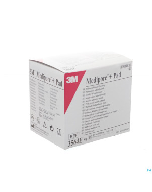 Medipore + pad 3m    6x10,0cm 50 3564e