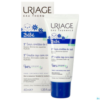 Uriage bb soin croutes de lait creme    tube  40ml