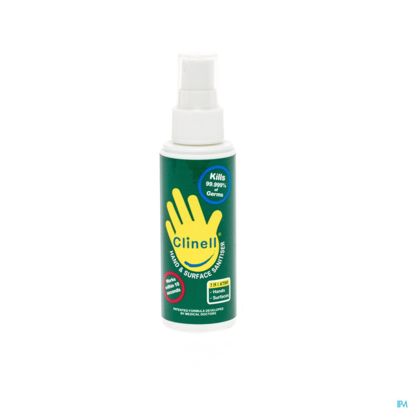 Clinell spray desinfectant universelle mains  60ml