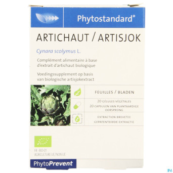 Phytostandard artichaut    caps 20