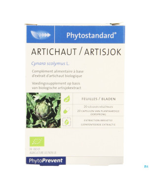 Phytostandard artichaut    caps 20