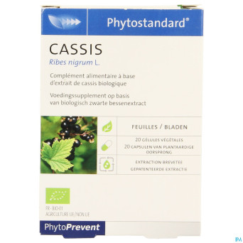 Phytostandard cassis    caps 20