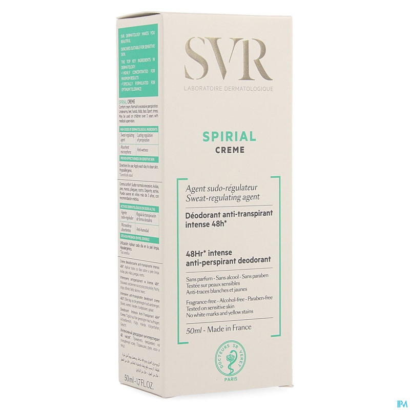 Svr spirial deo a/transpirant creme    50ml