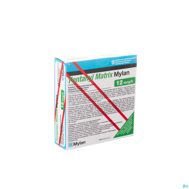 Fentanyl matrix mylan  12ug empl transderm 10/12,5