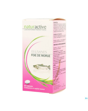Elusanes foie morue    pot caps 60
