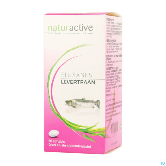 Elusanes foie morue    pot caps 60