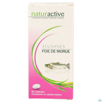 Elusanes foie morue    pot caps 60