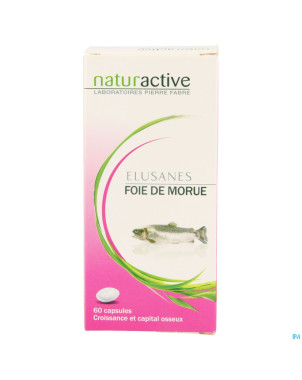 Elusanes foie morue    pot caps 60