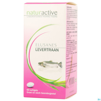 Elusanes foie morue    pot caps 60
