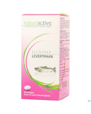 Elusanes foie morue    pot caps 60