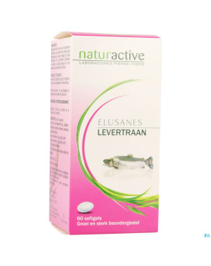 Elusanes foie morue    pot caps 60
