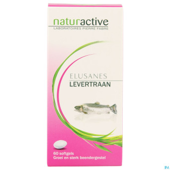 Elusanes foie morue    pot caps 60