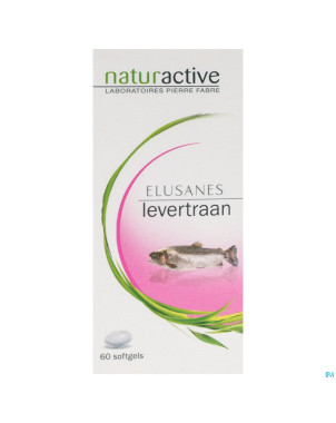 Elusanes foie morue    pot caps 60