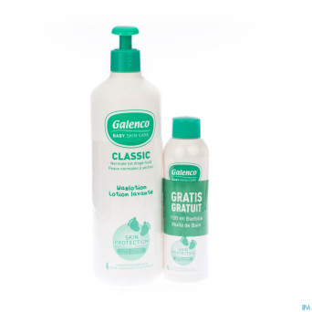 Galenco bb lotion lavante 500ml + hll bain 150ml