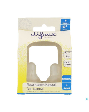Difrax tetine natural small    671