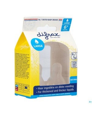 Difrax tetine natural large    673