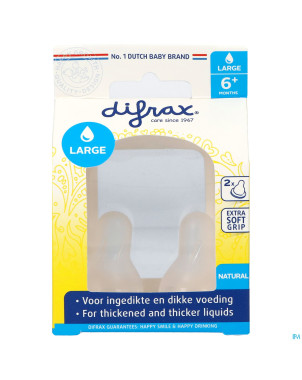 Difrax tetine natural large    673