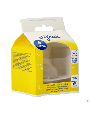 Difrax tetine natural wide large    678