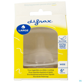 Difrax tetine natural wide large    678