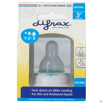 Difrax bague de serrage 1-2-3 natural    713